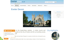 Desktop Screenshot of exeterviews.co.uk